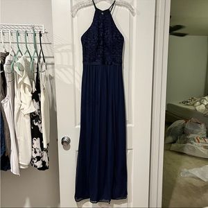 Dark Blue bridal gown